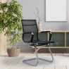 Ergonomische bureaustoel in modern design met sledepoten Kog V Voorraad