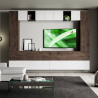 Modern hangend tv-wandmeubel wit hout woonkamer A105 Aanbieding