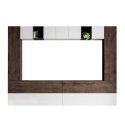 Modern hangend tv-wandmeubel wit hout woonkamer A105 Aanbod