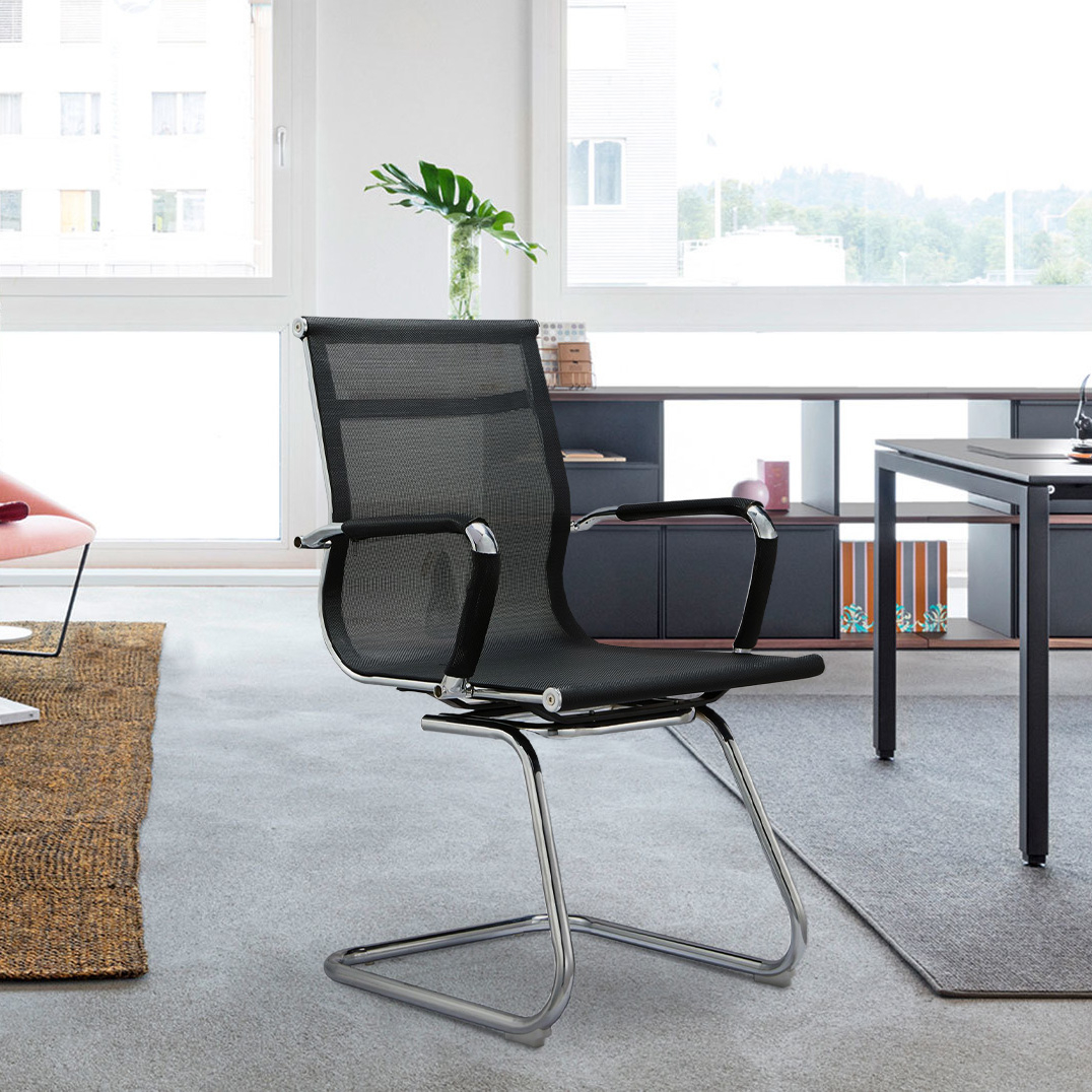 Ergonomische bureaustoel in modern design met sledepoten Kog V