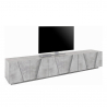 Woonkamer tv meubel 6 deuren 3 kamers modern design Ping Low XL Concrete Aanbod