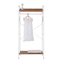 Wit metalen open garderobe voor ingang of slaapkamer Otto Light Verkoop