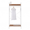 Wit metalen open garderobe voor ingang of slaapkamer Otto Light Verkoop