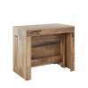 Uitschuifbare houten console eettafel 90x51-300cm Pratika Wood Aanbod