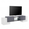 TV meubel 190cm 4 deuren 2 planken modern design Pillon Ardesia XL Aanbod