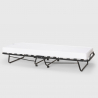 Opklapbaar bed Demetra met microvezel matras en lattenbodem, 80x190cm 