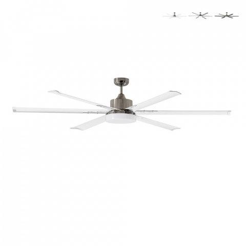 Plafondventilator 210cm stille LED-lichtafstandsbediening Albatross NL
