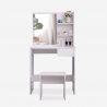 Make-up tafel met spiegel, lade en krukje Mayca Verkoop