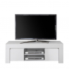 Moderne witte TV-meubel met onderkast 2 zijdeuren en open vak Firenze Aanbod