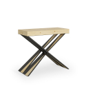 Uitschuifbare entreeconsole 90x40-300cm modern design tafel Diago Nature Aanbod