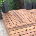 Houtentegels 100 x 100 cm tuinterrasvloer Kiwi Aanbieding