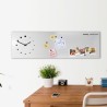 Magnetische whiteboard wandklok modern design kantoor keuken Loading Kortingen