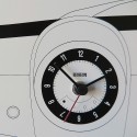 Modern design sleutelhanger magnetische whiteboard wandklok Cinquino Voorraad