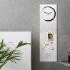 Wandklok kalender magnetisch whiteboard verticaal design S-Enso Keuze