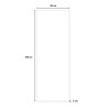 Wandklok kalender magnetisch whiteboard verticaal design S-Enso Aankoop