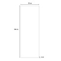 Verticale magnetische schoolbord wandklok modern design Lavagna 