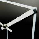Vierkante wandklok 50 x 50 cm minimaal geometrisch ontwerp Cube Korting