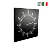 Moderne minimalistische vierkante wandklok 50x50cm Only Hours Verkoop