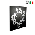 Moderne wandklok 50x50cm met grote cijfers Numbers Circle Verkoop