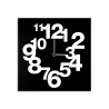 Moderne wandklok 50x50cm met grote cijfers Numbers Circle Aanbod