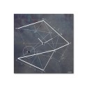 Moderne wandklok 50x50cm minimalistisch design Time Line Industrial Aanbod