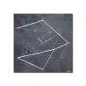 Moderne wandklok 50x50cm minimalistisch design Time Line Industrial Aanbod