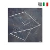 Moderne wandklok 50x50cm minimalistisch design Time Line Industrial Verkoop