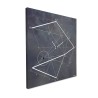 Moderne wandklok 50x50cm minimalistisch design Time Line Industrial Korting