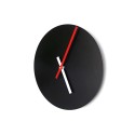 Ronde wandklok zwart modern minimalistisch design Trendy Korting