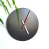 Ronde wandklok zwart modern minimalistisch design Trendy Kortingen