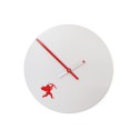 Moderne ronde wandklok design hart liefde Cupido Aanbod
