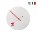 Moderne ronde wandklok design hart liefde Cupido Verkoop