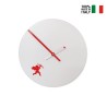 Moderne ronde wandklok design hart liefde Cupido Verkoop