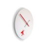 Moderne ronde wandklok design hart liefde Cupido Korting