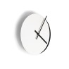 Eclissi zwart wit ronde minimalistische moderne design wandklok Korting