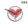 Moderne ronde wandklok videogame arcade Love Invaders Verkoop