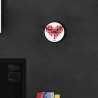Moderne ronde wandklok videogame arcade Love Invaders Aanbieding