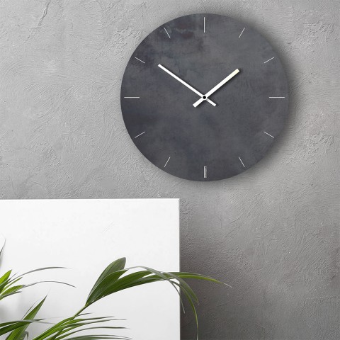 Rond wandklok modern industrieel design Klassiek Aanbieding