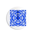 Rond wandklok modern design kleurrijk Azulejo B Aanbod