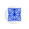 Ronde wandklok modern design gekleurd Azulejo B Aanbod
