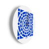 Ronde moderne design wandklok gekleurd Azulejo C Korting
