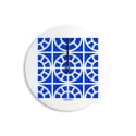 Ronde gekleurde moderne design wandklok Azulejo D Aanbod