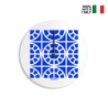 Ronde gekleurde moderne design wandklok Azulejo D Verkoop