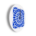 Rond wandklok met modern kleurrijk design Azulejo A Korting