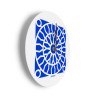 Rond wandklok met modern kleurrijk design Azulejo A Korting