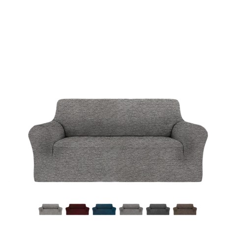 Elastische 2-zitsbankhoes met armleuningen Fancy Aanbieding