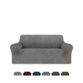 Elastische 2-zitsbankhoes met armleuningen Fancy Aanbieding