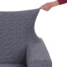 Elastische Bankhoes 3-zits met armleuningen Wish 