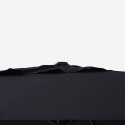 Zwarte tuin- en terraszonneluifel 3x2 met centrale paal Rios Black Keuze