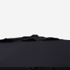 Zwarte tuin- en terraszonneluifel 3x2 met centrale paal Rios Black Keuze